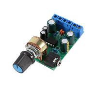 Aramox Placa Amplificadora DC 1,8-12V Módulo Amplificador de Audio Estéreo Potenciómetro de Control de Volumen para Grabadora de Cinta Altavoz de Computadora