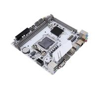 Aramox Placa Base ITX, Placa Base con Memoria DDR4, Doble Canal DDR4 de 64 GB, Ranura PCIe 3.0 X16 y M.2 NVMe, VGA y HDMI para Construcción de PC