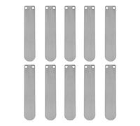 Aramox Placa de Válvula Placa de Válvula de Hierro Fundido 10 Piezas para Piezas de Repuesto Manuales de Cilindro de 80 Mm para Reparación de Mantenimiento (80 largometraje de entrada de aire)