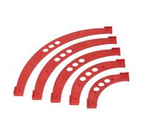 Aramox Plantilla de Chaflán de Esquina para Carpintería, Plástico de Ingeniería con Radio Preciso R100 a R300 para Proyectos de Madera y Artesanía de Muebles