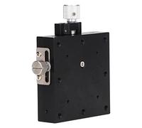 Aramox Plataforma de Traducción Manual de Etapa Lineal Etapa Deslizante de Latón Alimentación de Tornillo de 40x40 Mm 0,5 Mm por Vuelta con Escala Guía de de Milano para Equipos de Medición de