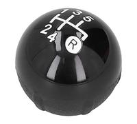 Aramox Pomo de Palanca de Cambios, Cubierta Decorativa de Plástico, Tapa de Palanca de Cambios con Patrón de 5 Velocidades para Conductores 500 500C 2007 a 2018