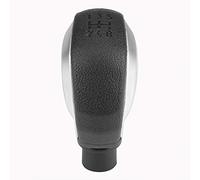 Aramox Pomo de Palanca de Cambios, Estilo de Coche Negro, Perilla de Palanca de Cambios de 5 Velocidades Compatible con Peugeot 307 206 207 408 308 Citroen