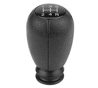 Aramox Pomo de Palanca de Cambios Plástico ABS Negro Cabezal de Palanca de Cambios de 5 Velocidades Reemplazo Directo Ergonómico Embellecedor Interior Elegante para 106 107 205 206 207 306 307 308