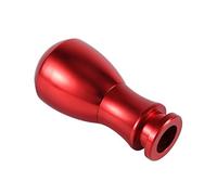 Aramox Pomo Universal para Palanca de Cambios de 5 Velocidades, Aleación de Aluminio, Fácil Agarre para Coches Automáticos Manuales, Reemplazo Duradero para, (rojo)