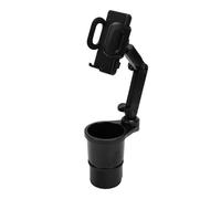 Aramox Porta Teléfono con Soporte para Portavasos de Automóvil, 2 en 1 Base Expansora Universal Ajustable, Rotación 360°, Compatible con Todos los Teléfonos Inteligentes para SUV