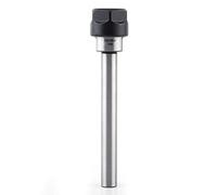 Aramox Portabrocas de Pinza C12 ER16, Varilla de Extensión de Fresado Rectificado de Precisión de Metal, Fuerza de Sujeción Fuerte para Mecanizado CNC
