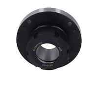 Aramox Portabrocas ER50 Portabrocas de Torno de Acero Al Carbono 125 Mm 7 Orificios 0.005 de Precisión para Uso de Accesorios de Torno de Fresadora CNC