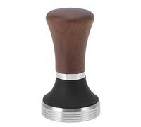 Aramox Prensa de café de 51 Mm, Prensa de Acero Inoxidable con de Madera, Base Plana, Diseño de una Pieza para Preparación de café Expreso, Uso en Casa, Barista y Cafetería