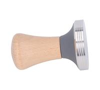 Aramox Prensa de café de Madera de Haya y Acero Inoxidable, Herramienta de Prensa de café, Base Plana de 88 Mm, Apisonamiento Uniforme, Fácil Limpieza, Ergonómico para Principiantes de Baristas en