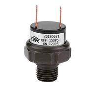 Aramox Presostat, interruptor automático de control de presión de aire del interruptor del compresor de aire del coche universal de 12V (120150 PSI)