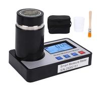 Aramox Probador de Humedad Digital de 19 Granos, Medidor de Humedad de Grano con Pantalla LCD, Compensación de Temperatura, para Pruebas de Granos de café, Trigo y Arroz