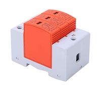 Aramox Protector de CA, Dispositivo Eléctrico Ignífugo, Protección contra Rayos de 3 con Voltaje Máximo de 420 V para Sistemas de Energía Domésticos