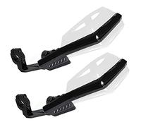 Aramox Protector de Mano para Motocicleta, Material ABS, Diseño Aerodinámico, Protector de Manillar de 22 Mm para Motocicletas y Bicicletas Eléctricas (WHITE)