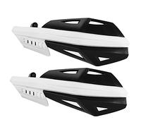 Aramox Protector de Mano para Motocicleta, Material ABS, Diseño Aerodinámico, Protector de Manillar de 22 Mm para Motocicletas y Bicicletas Eléctricas (BLACK)