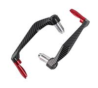 Aramox Protector Universal de Freno de Motocicleta, Protector de Freno de Manillar de Motocicleta de aleaci¨®n de Aluminio CNC de 7/8 Pulgadas(Rojo)