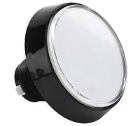 Aramox Pulsador LED Perilla de Botón Plana Redonda Grande de 60 Mm con Soporte Giratorio de Luz LED para Máquinas Tragamonedas y Juegos de Grúa Material ABS Brillante de Alta Sensibilidad Fácil