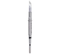 Aramox Punta para Cautín, Cabezal de Soldadura de Aleación de Cobre para Nano NT115 A, Carcasa de Acero Inoxidable, Conducción de Calor Rápida, Uso Enchufable, para Trabajos de Reparación de (C115-K)