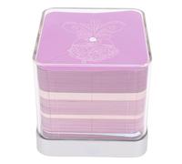 Aramox Ramo de Rosas 3D Bloc de Notas, Escultura Tallada en Papel Rasgado a Mano para Decoración de Escritorio, Cumpleaños, Material de Primera Calidad para Oficina y Hogar (PURPLE)