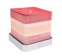 Aramox Ramo de Rosas 3D Bloc de Notas, Escultura Tallada en Papel Rasgado a Mano para Decoración de Escritorio, Cumpleaños, Material de Primera Calidad para Oficina y Hogar (rojo)