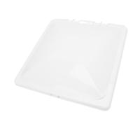 Aramox Reemplazo de la Tapa de Ventilación del Techo de RV, Kit de Cubierta de Ventilación de Techo de Plástico Universal de 13 X 13 Pulgadas PP, Tapa Blanca para Remolques