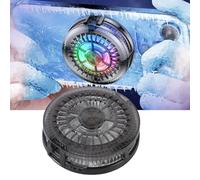 Aramox Refrigerador de Teléfono Celular Magnético para Juegos, Radiador de Ventilador de Enfriamiento de Teléfonos Móviles con Efecto de Luz de Color Tan Ligero como 50 G, 2.35x0.89