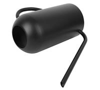 Aramox Regadera Regadera de Acero Inoxidable Boquilla Larga de 1,5 L Negra para Plantas de Interior y Exterior Ergonómico Fácil Control para Flores de Jardín Plantas en Macetas