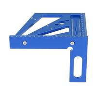 Aramox Regla para Trabajar la Madera, Herramienta de Aleación de Aluminio con Medición de Múltiples ángulos y ángulo Recto para Marcar con Precisión Escalas Grabadas para Carpinteros, Proyectos de