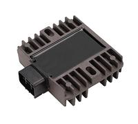 Aramox Regulador de Voltaje Rectificador Convertidor de Potencia de Aluminio Diseño de Disipador de Calor Protección contra Sobrecarga Salida Estable para Motocicleta ATV Dirt Bike para 250 300 650
