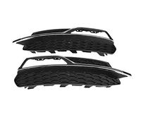 Aramox Rejillas de luz antiniebla, para Rejillas de luz antiniebla de Parachoques Delantero Estilo Negro Brillante para A3 S-Line 8V 2013-2016