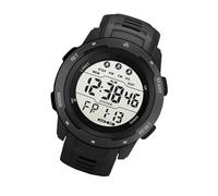 Aramox Reloj Deportivo Vigilancia Digital para Hombres Expedition Watch con Gran Exhibición Luminosa WR50M Alarma Impermeable Alarma DE ALMAURA para Chimes para CORRIR LA Correr (Black)