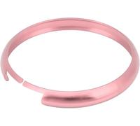 Aramox Remote Key Ring Trim, reemplazo de decoraci¨®n de Llavero de aleaci¨®n de Aluminio para Mini R55 R56 R57 R58 R59 R60(Rosado)