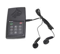 Aramox Reproductor de Biblias, Lector de Biblias Electrónico con Energía Solar, ABS 8GB 500mAh con Audio Cifrado Memoria Inteligente 8 Carpetas Auriculares Cordón para Viajes Escucha Diaria