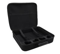 Aramox Resistir la Bolsa Portadora de la Consola, la Consola de Juego Impermeable Funcional con el Cinturón de Hombro para Accesorios de Doble Controlador (Black)