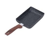 Aramox Sartén Tamagoyaki, Sartén para Tortilla Japonesa Antiadherente de Aluminio con Fenólico, Base Calefactora Ancha para Huevos, Panqueques, Sándwiches, Cocina Casera, Desayuno (Pequeño)