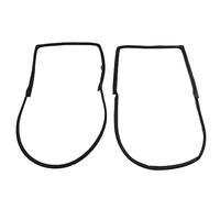 Aramox Sello de Burlete para Puerta Delantera, Kit de Sello de Goma para Puerta Delantera, 2 Piezas OE 55395274AW 55395275AW, Reemplazo Impermeable a Prueba de Viento para JK 2007 a 2018