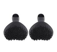 Aramox Sello de Pecas 2 Piezas Herramienta de Maquillaje de Pecas de Silicona, Sello Facial de Alta Elasticidad para Realistas Besadas por el Sol, Aplicación Rápida con una Sola Pulsación para (BLACK)