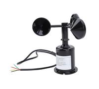 Aramox Sensor de Monitoreo de Velocidad del Viento Sensor Anemómetro ABS DC 5V RS485 0 a 45 M S IP64 Diseño de 3 Tazas para Estaciones Meteorológicas Invernaderos Industria Marina Agricultura