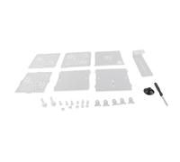 Aramox Separador de Peces Caja de Aislamiento de Peces de Acrílico Divisor de Cría de Acuario Transparente 10 X 9,8 X 10 Cm Gancho Ajustable en y Succión para Fritos Que Luchan Enfermos