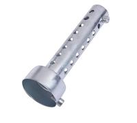 Aramox Silenciador de Motocicleta, Lata de Escape Universal para Motocicleta DB Killer Silencer Silenciador Deflector Insertar Plata (45 mm)