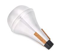 Aramox Silenciador de Práctica de Silencio de Trompeta de Corcho de Aleación de Aluminio para un Calentamiento Silencioso en Casa para Ajustar para Clásicos de Jazz y Principiantes