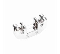 Aramox Silenciador de Práctica para Violonchelo Silenciador de Metal para Violonchelo 2,8 X 1,4 Pulgadas Reducción Efectiva del Sonido Puente Fácil Ajuste para Ensayos Silenciosos Estudiantes (SILVER)
