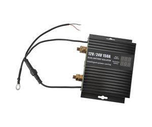 Aramox Smart Dual Battery Isolator para Camiones y RVs, 150A, Previene | Gestión de carga automática, prevención de cortocircuitos, interruptor aislador de latón de 12v/24v, fácil configuración