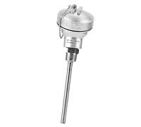 Aramox Sonda de Sensor de Temperatura con Rosca NPT de 1/2" PT100 (Tubo de protección 100mm)