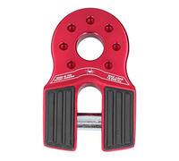 Aramox Soporte de Gancho de Cabrestante, Aleación de Aluminio, Capacidad de Carga de 16000LB, Soporte de Grillete Universal para Camionetas ATV UTV SUV (rojo)