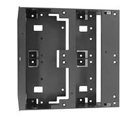 Aramox Soporte de Montaje para Bahía de 5.25, Compatible con Seis | Adaptador de plástico de ingeniería, diseño de unidad mixta con deflector incluido, soporte de disco de 7 a 15 mm de espesor