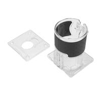 Aramox Soporte de Ranura de Sujetador Invisible Localizador de Ranuras de Máquina de Recorte de ABS de 0 a 2 Pulgadas Diámetro Interior Ajustable de 65 Mm para Ranurado de Fresadora de Carpintería
