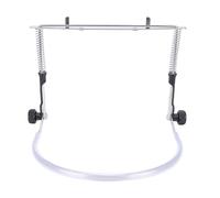 Aramox Soporte para Armónica, Soporte para el Cuello de Acero de Aleación Ajustable para Tocar el Arpa con Manos Libres, Perfecto para Músicos de Blues Jazz Country Rock