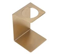 Aramox Soporte para café por Goteo Soporte para Gotero de café Reutilizable de Acero Inoxidable 18 Cm de Altura Base de 7,5 Cm Compacto en Forma de C Portavasos de para Verter a Mano para (GOLD)