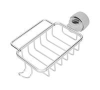Aramox Soporte para Esponja para Grifo, Organizador para Grifo de Fregadero de Cocina, Soporte para Esponja para Organización del Fregadero de Cocina, 7,0x4,3x1,7 Pulgadas (SILVER)